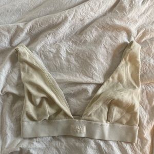 Skims Cotton Plunge Bralette